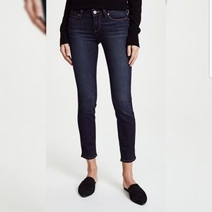 Anthro Paige Verdugo Ankle Jeans with Raw Hem